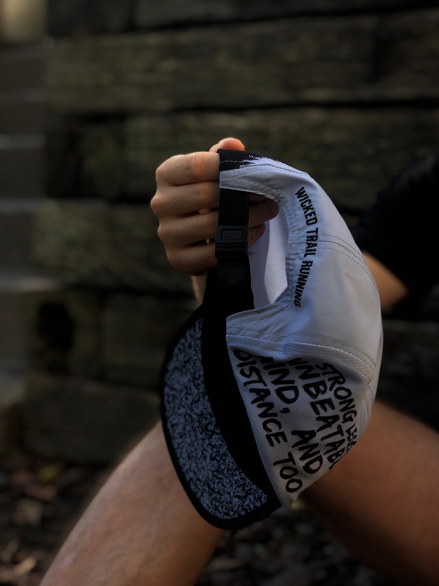 'Strong Legs, Unbeatable Mind...' 5 Panel Running Hat