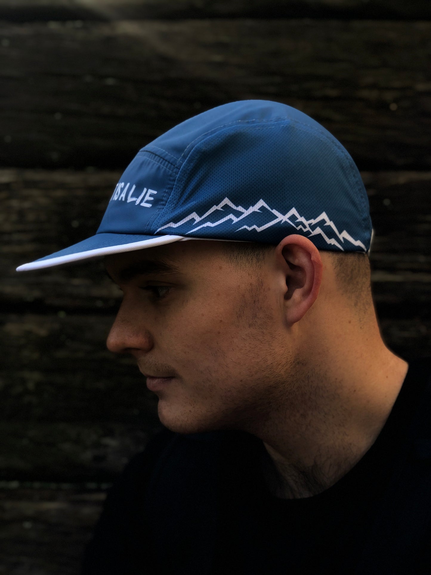 'Comfort Is A Lie' 5 Panel Running Hat - Lazuli