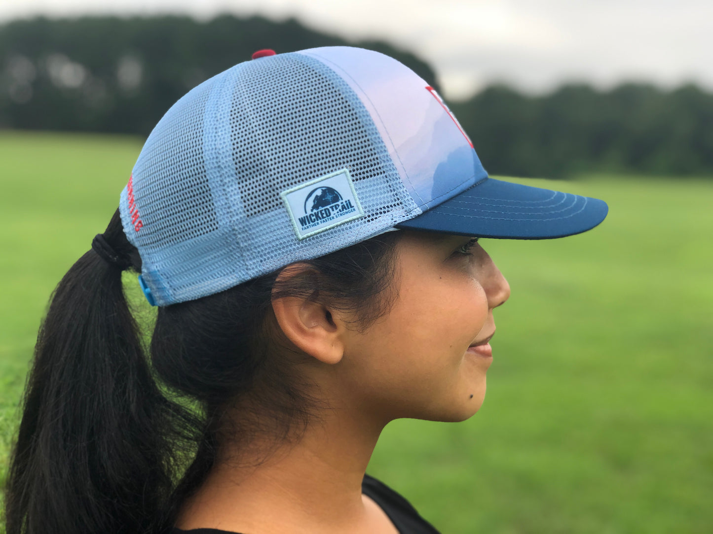 'Comfort Is A Lie' Running Trucker Hat - Fog