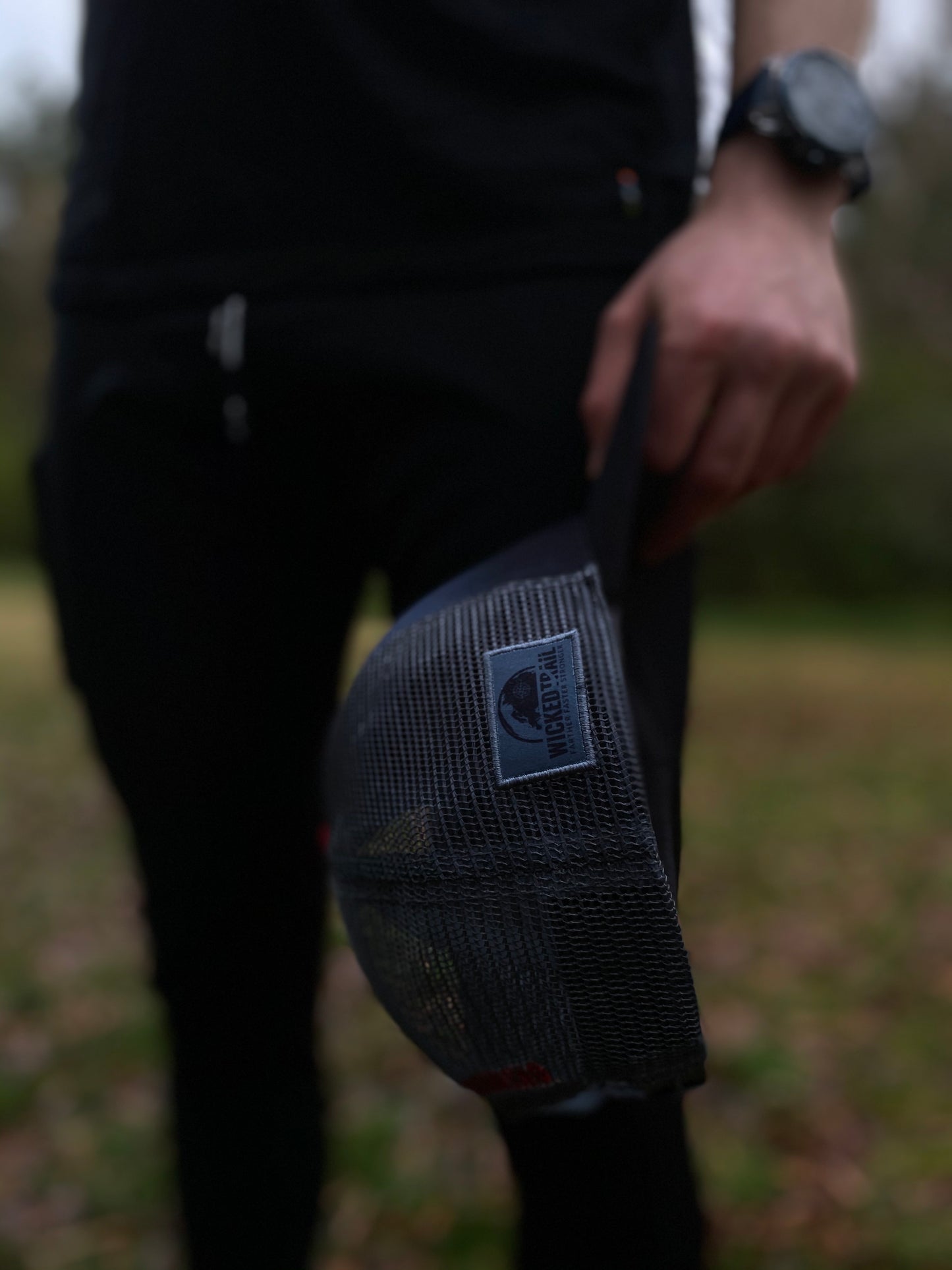 'Comfort Is A Lie' Running Trucker Hat - Night