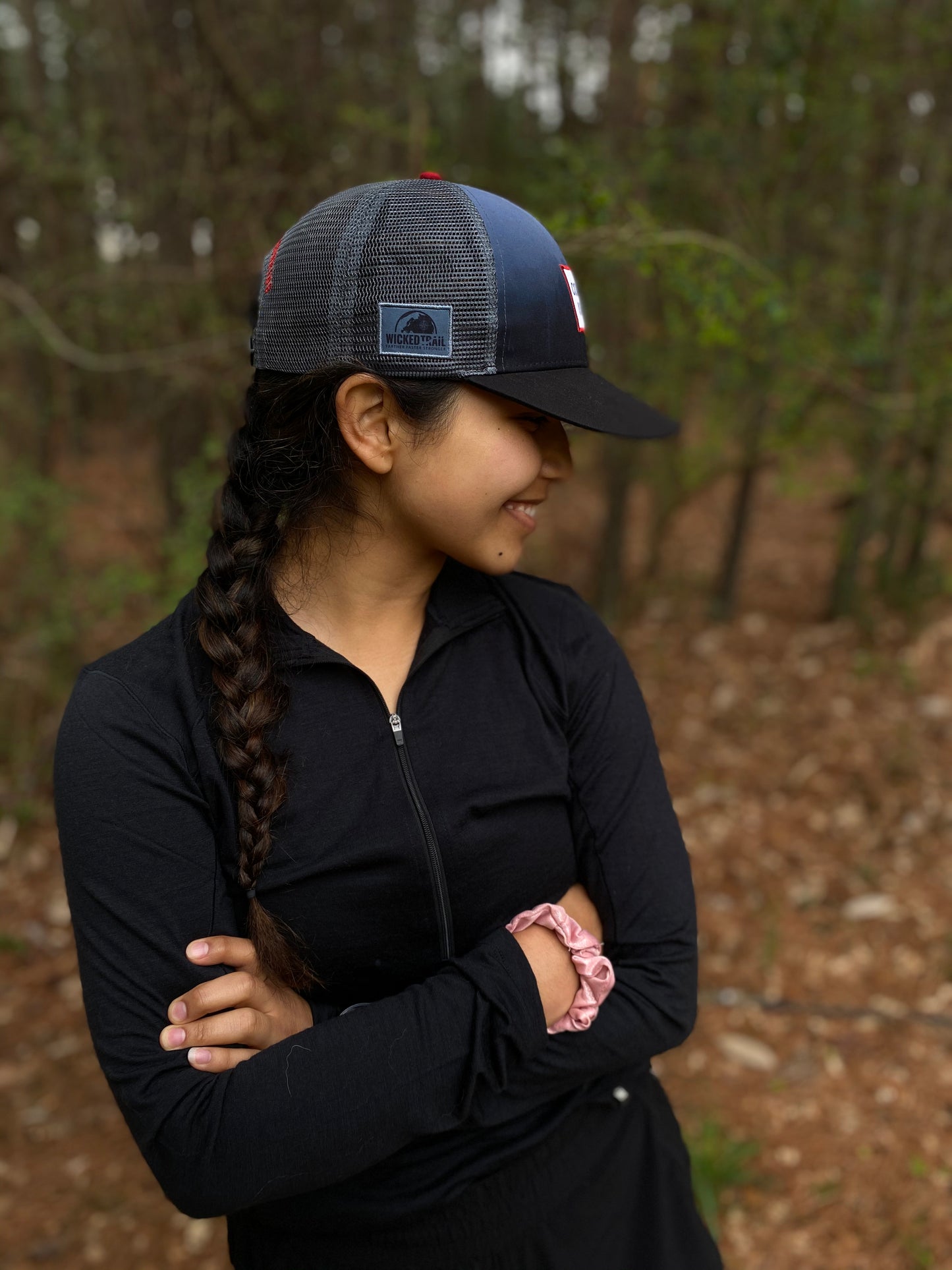 'Comfort Is A Lie' Running Trucker Hat - Night