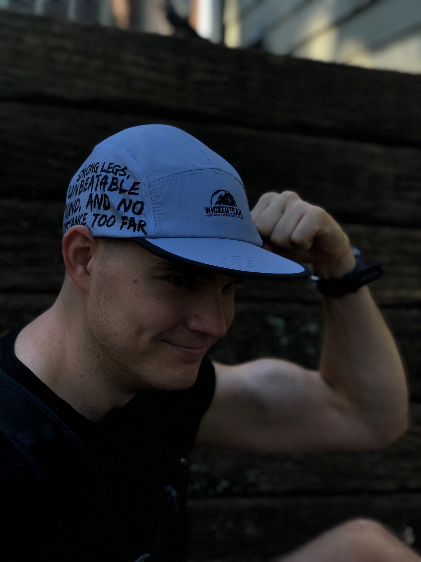 'Strong Legs, Unbeatable Mind...' 5 Panel Running Hat