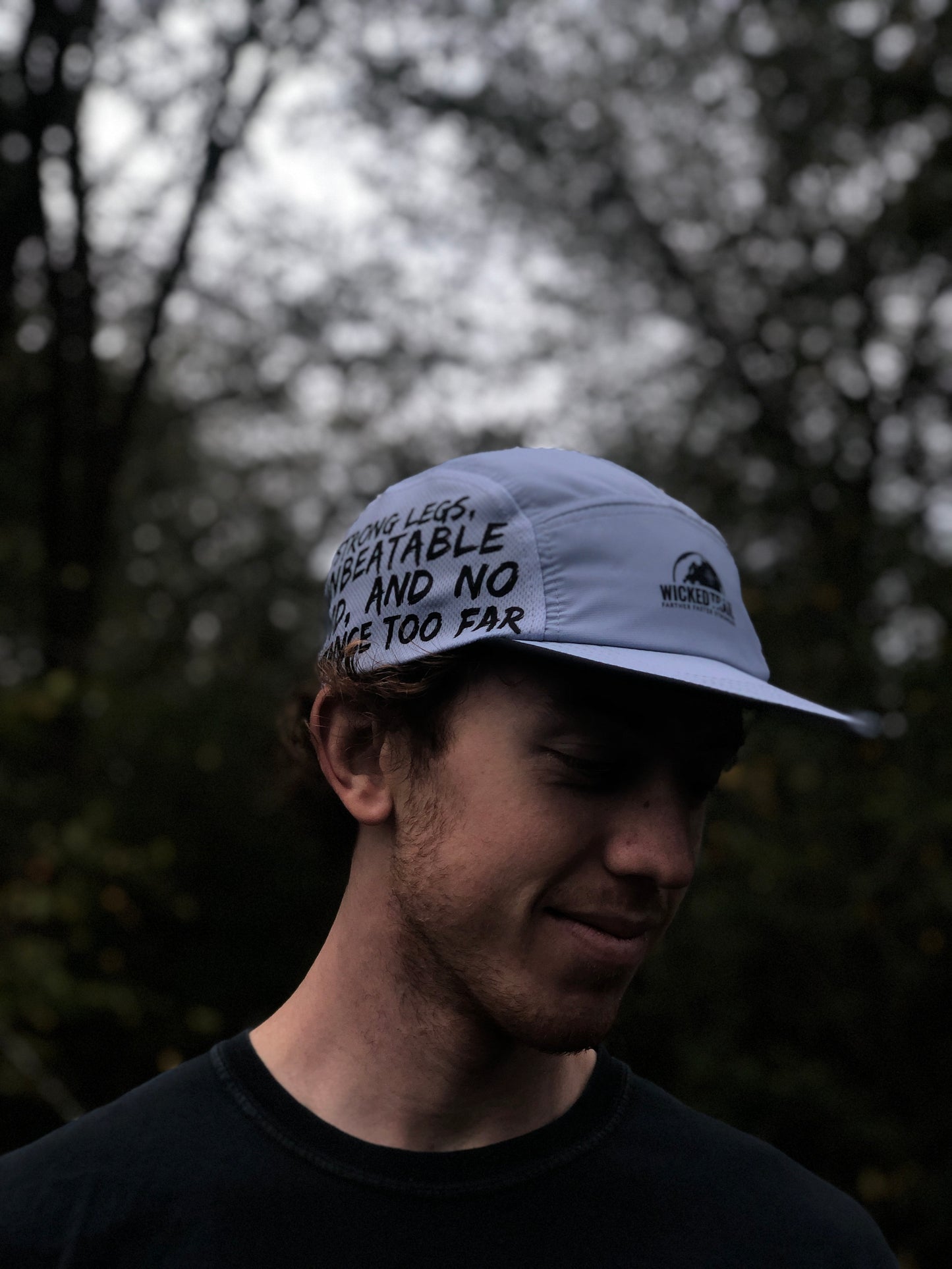 'Strong Legs, Unbeatable Mind...' 5 Panel Running Hat