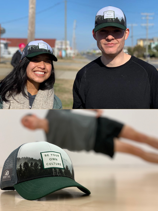 'Be Your Own Culture' Running Trucker Hat