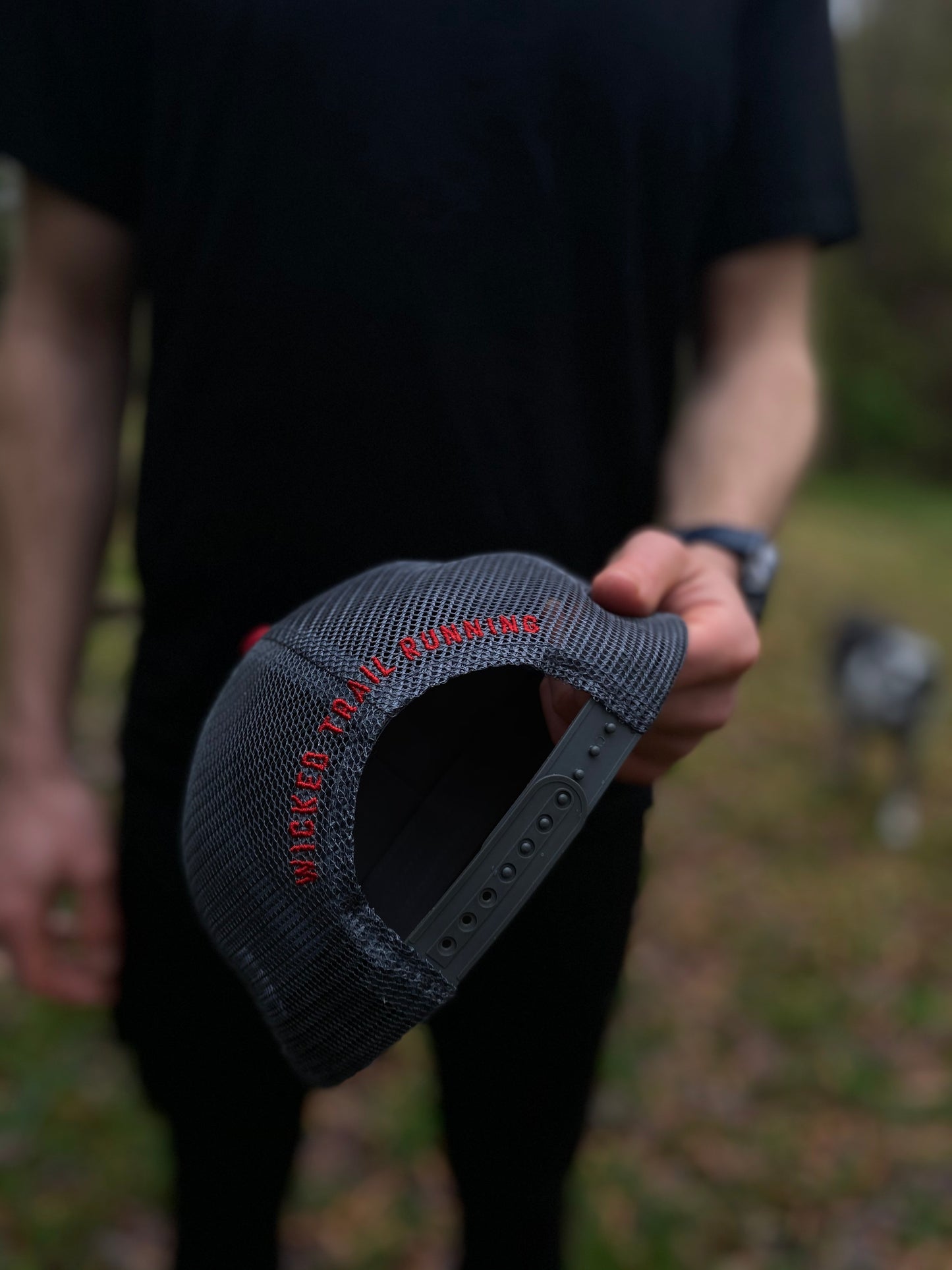 'Comfort Is A Lie' Running Trucker Hat - Night