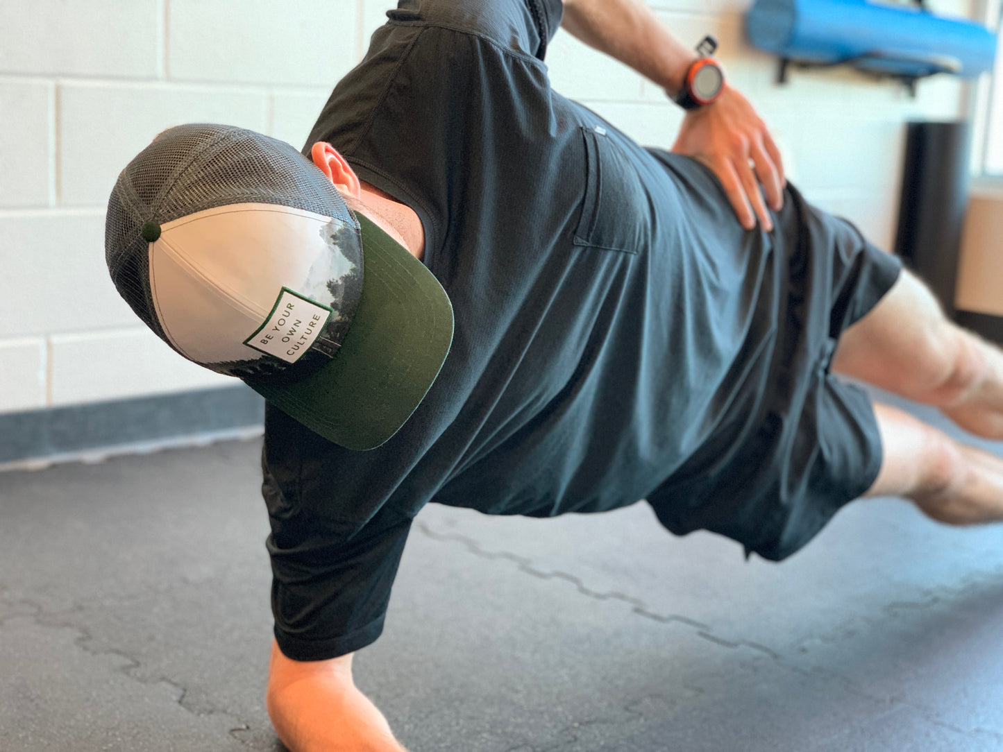 'Be Your Own Culture' Running Trucker Hat