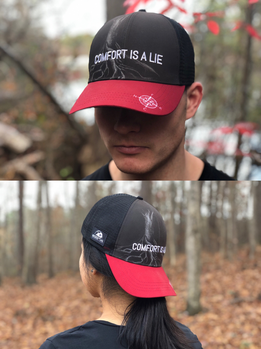 OG 'Comfort Is A Lie' Running Trucker Hat