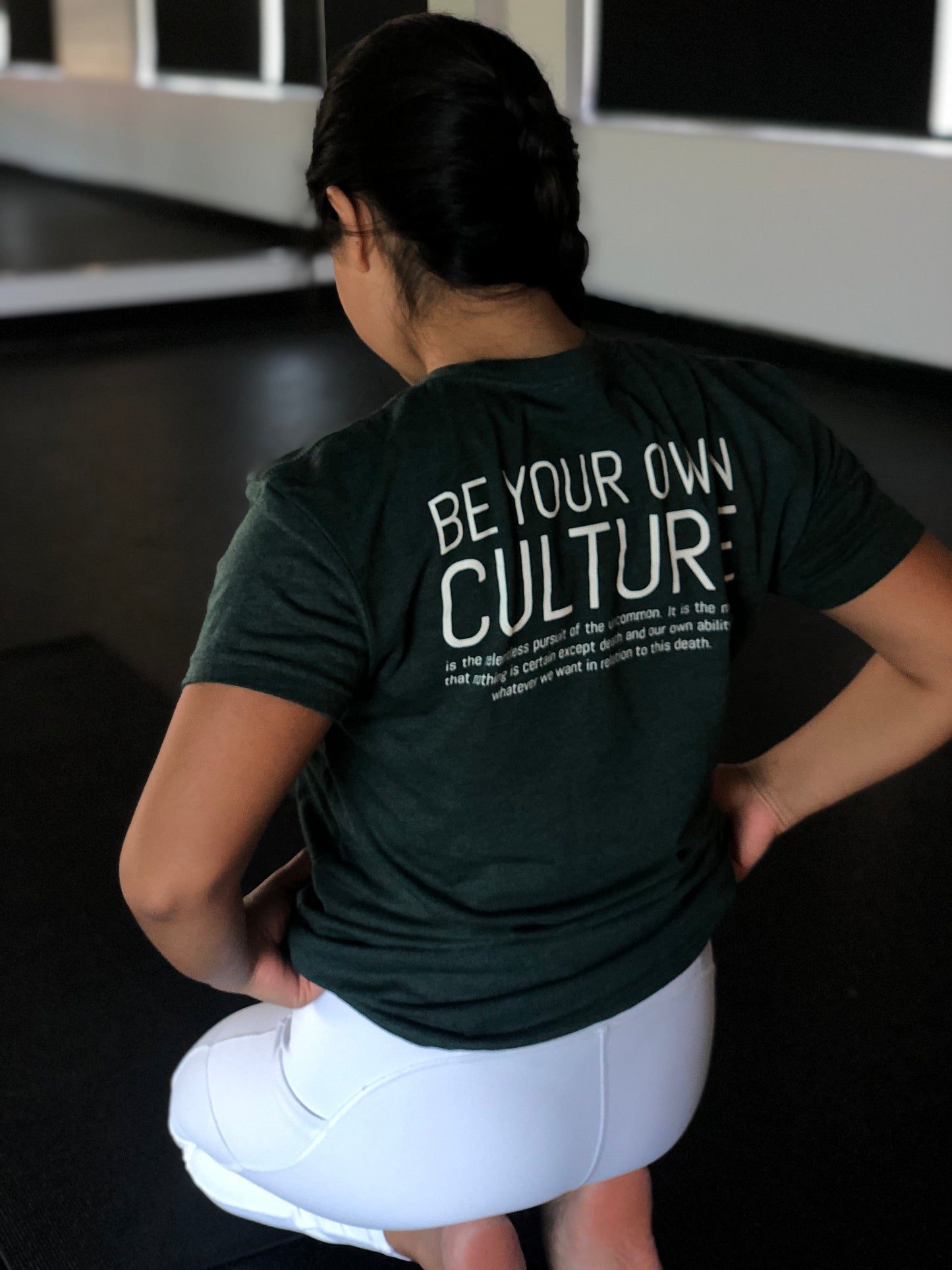 'Be Your Own Culture' Strength Tee - Pine