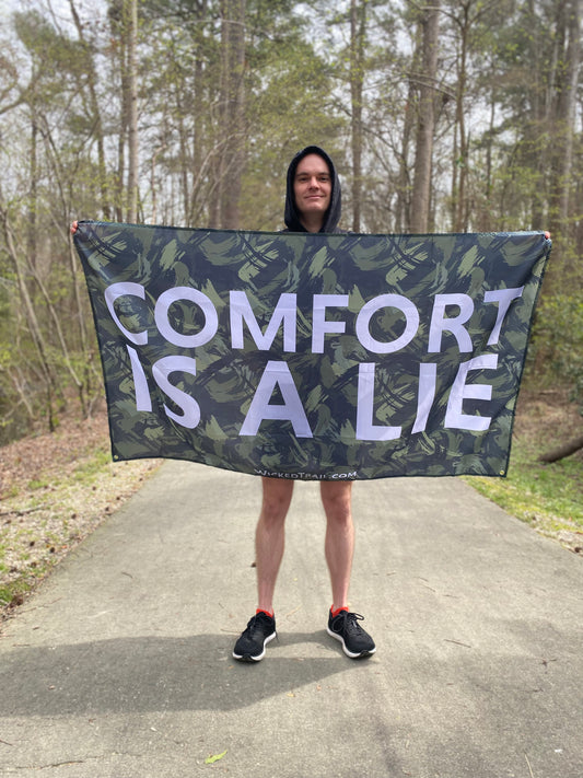 3' X 5' Comfort Is A Lie Flag - Camo/Grey