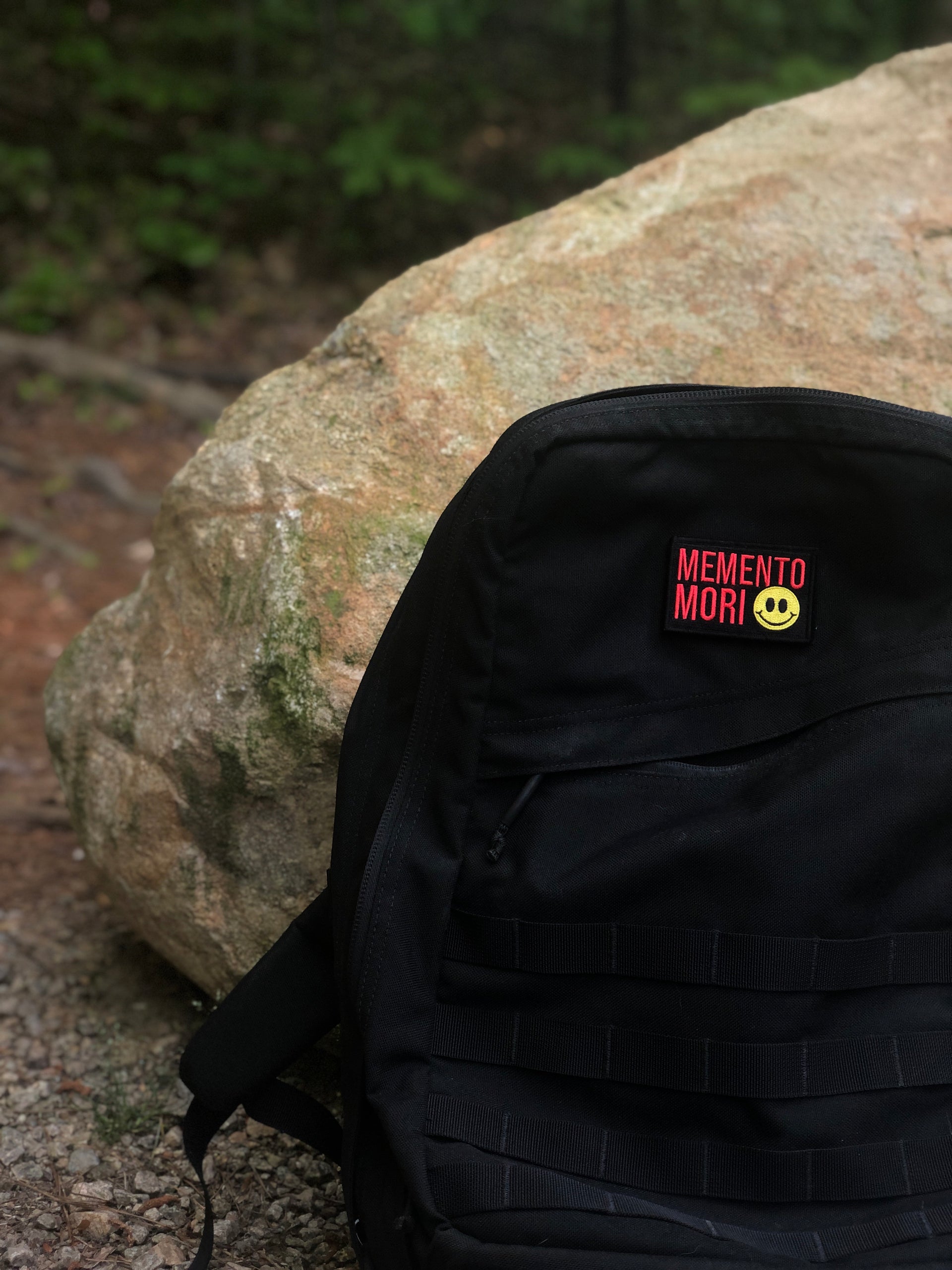 MOMENTO MORI Patch à Velcro Militaire Tactica Hook Loop