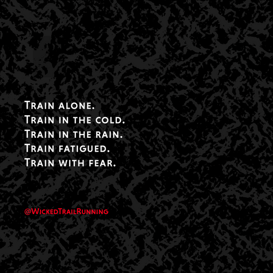 5X5 Print: Train With Fear