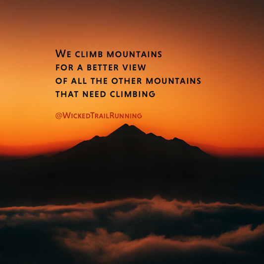 5X5 Print: We Climb Mountains